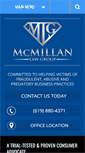 Mobile Screenshot of mcmillanlawgroup.com